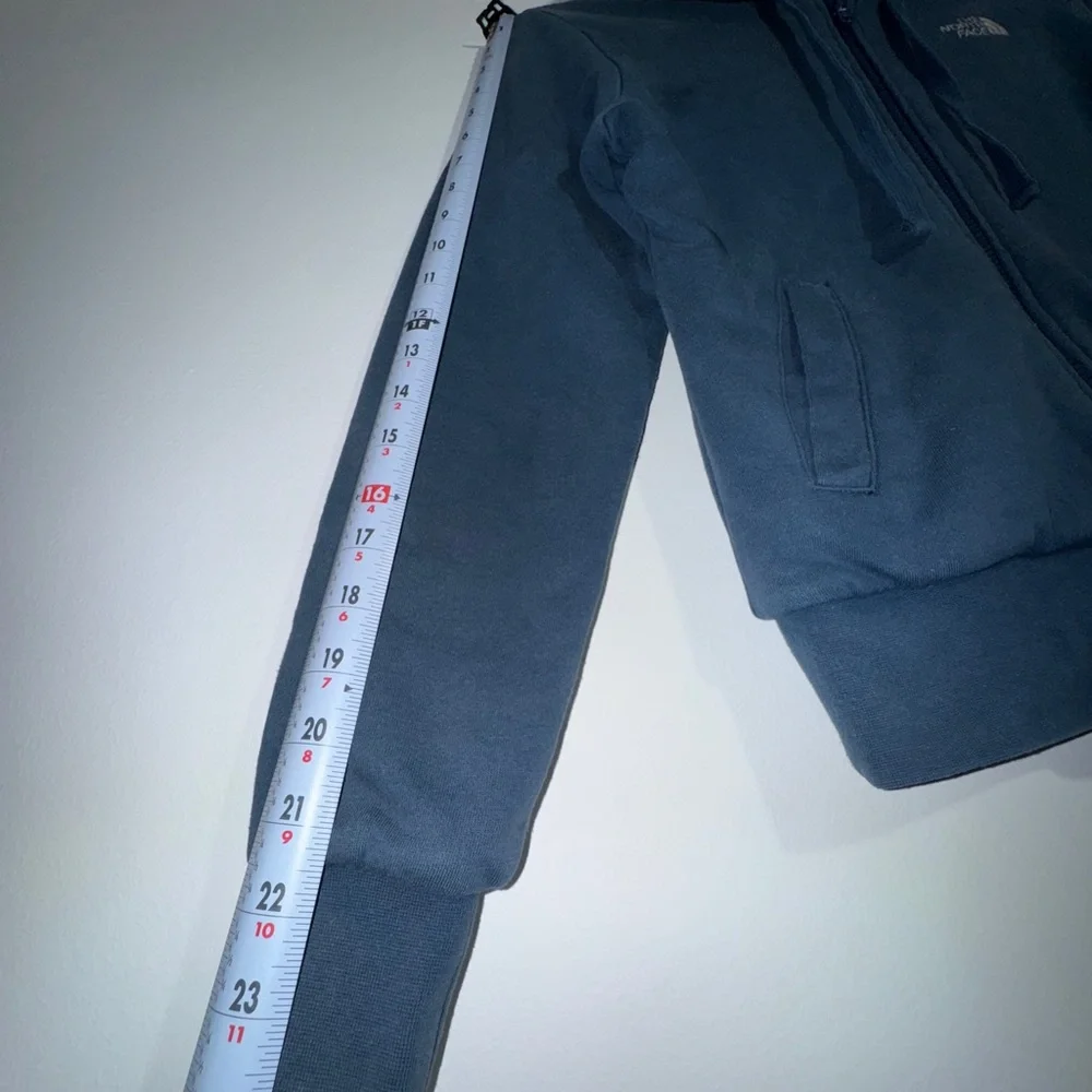 The North Face Reversible Fleece Hoodie‎ Blue and Light Blue Women’s XS